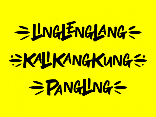Ling Leng Lang Font