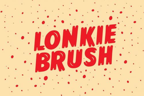Lonkie Brush Font Family 1