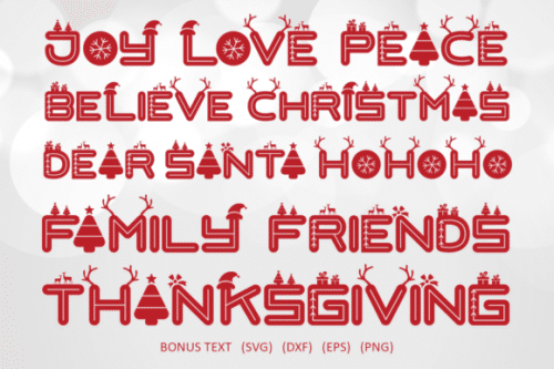 Love Santa Font For Christmas  5
