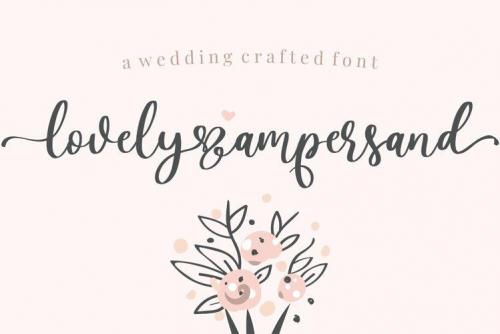 Lovely Ampersand Calligraphy Font