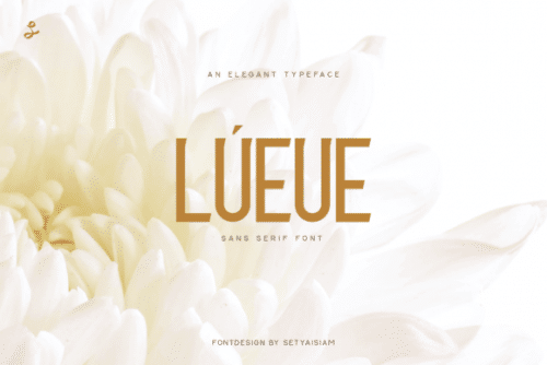 Lueue Sans Serif Font