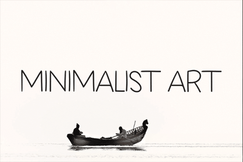 MINIMALIST ART Sans Serif Font 1