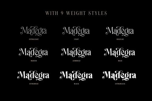 Madegra Modern Serif Font  1