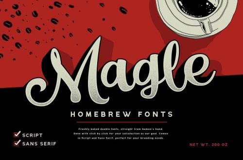 Magle Coffee Branding Script Font 1