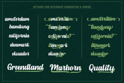 Marborn Typeface 10