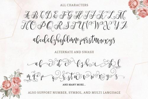 Marmia Calligraphy Font 6