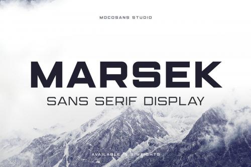 Marsek Sans Serif Font