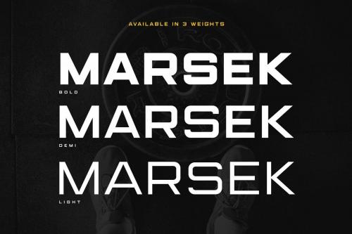 Marsek Sans Serif Font  1