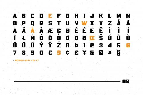 Mesquin Typeface 8