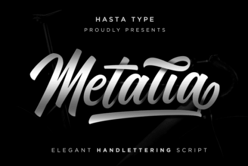 Metalia Script Font 1