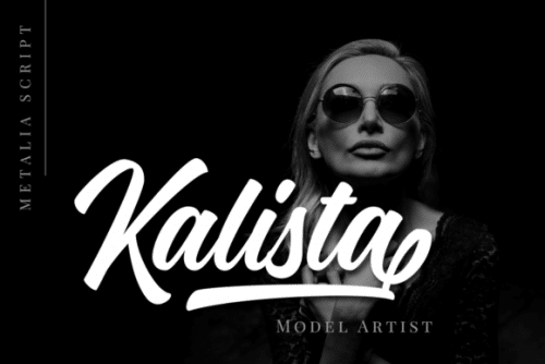 Metalia Script Font 3