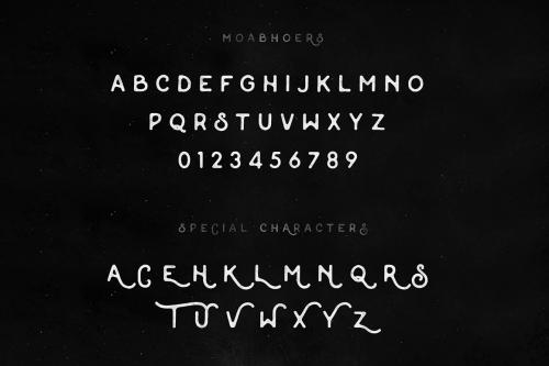 Moabhoers Font Free  1