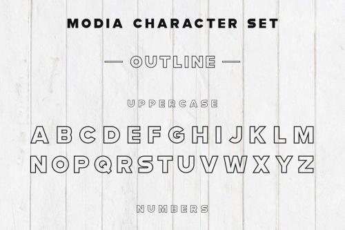 Modia Font Family 4