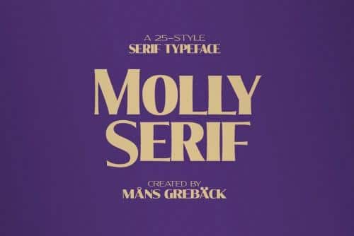 Molly Serif Font Family