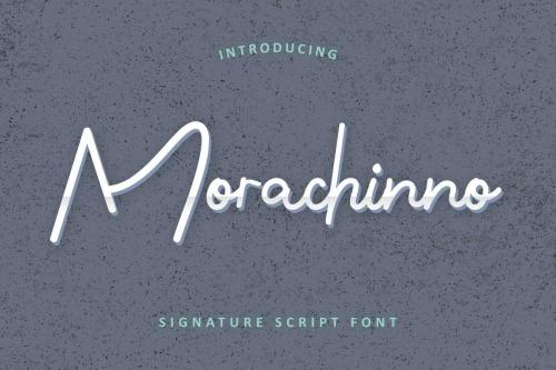 Morachinno Signature Font 1