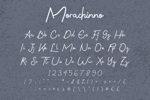 Morachinno Signature Font 3