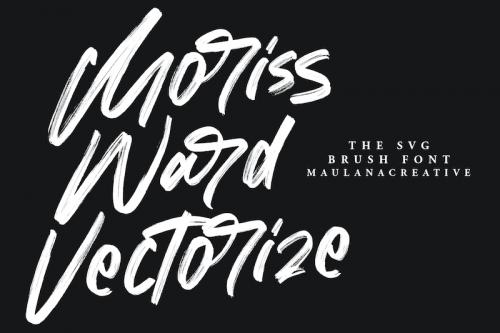 Moriss Ward Brush Font 9
