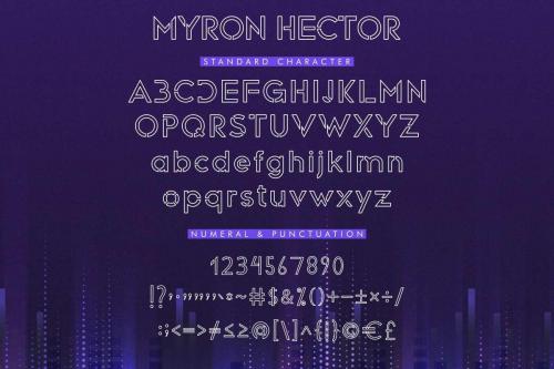 Myron Hector Sans Serif Font 2