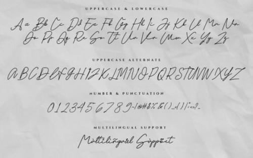 Neo Stone Signature Font 5