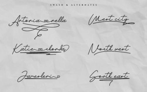 Neo Stone Signature Font 6