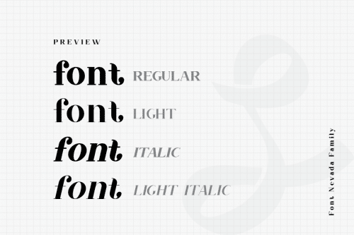 Nevada Bold Slab Serif Typeface  5