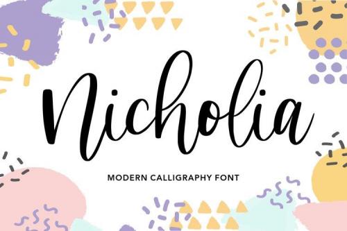 Nicholia Modern Calligraphy Font
