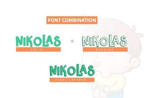 Nikolas  Pine Font 3