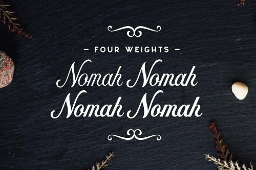 Nomah Light Script Font Free 2