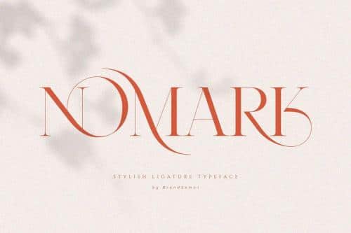 Nomark Serif Ligature Typeface