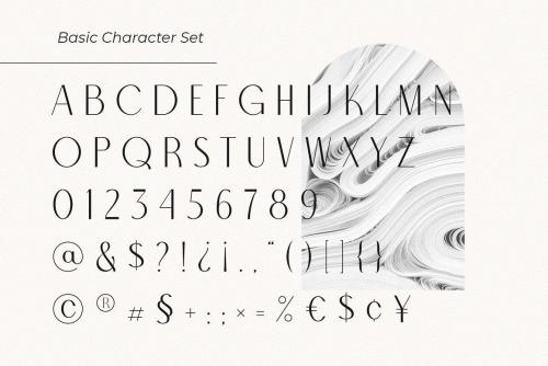 North Carossela Ligature Sans Typeface 10
