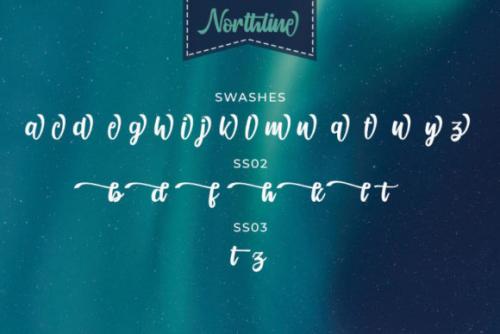 Northline Script Font 11