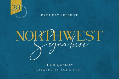 Northwest Signature Font Duo