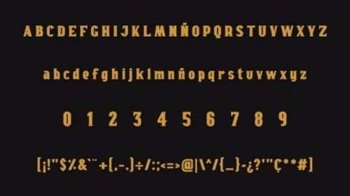 Old Wood Serif Font 2