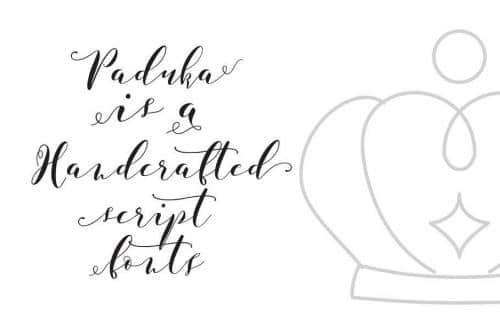 Paduka Script Font Free  1
