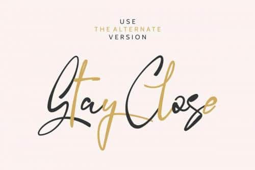 Pancake Batter Script Font  12