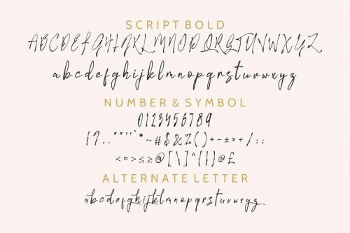 Pancake Batter Script Font  2