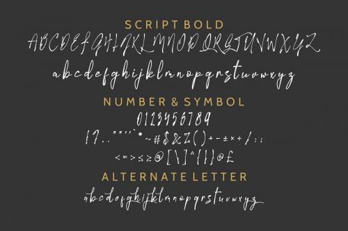 Pancake Batter Script Font  4