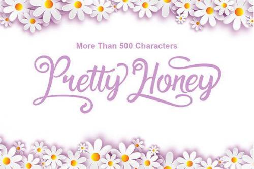 Pretty Honey Calligraphy Font 3