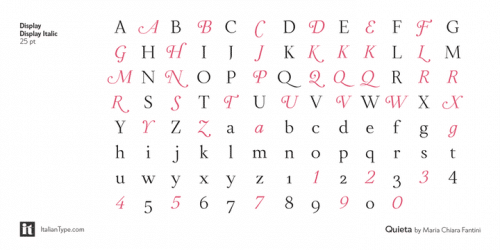 Quieta Serif Font Family 10
