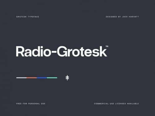 Radio Grotesk Font Family