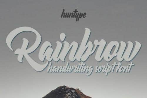 Rainbrow Font 1