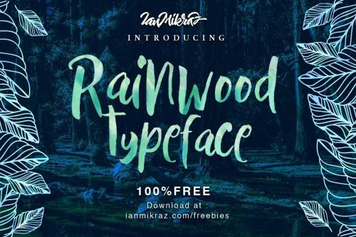 Rainwood Typeface Free