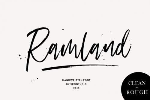 Ramland Handwritten Font 1