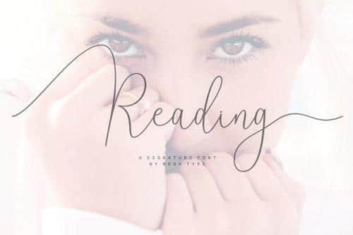 Reading Signature Font Free Download