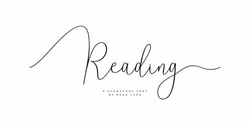 Reading Signature Font Free Download 7