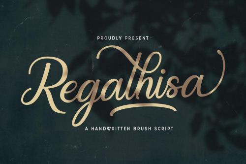 Regalhisa Calligraphy Script Font