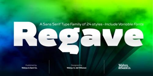 Regave Sans Serif Font 1