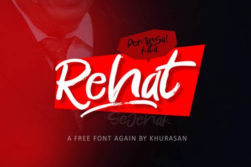 Rehat Brush Script Font 1