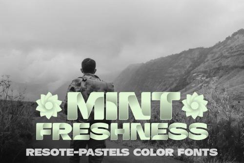 ResotE-Pastels Typeface  3