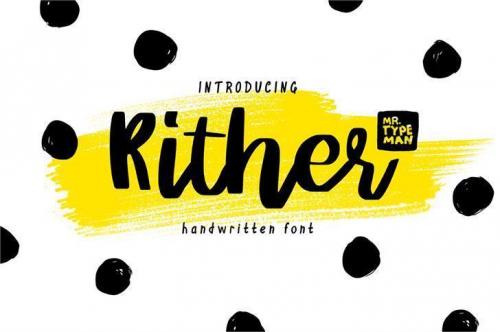 Rither Script Font Free